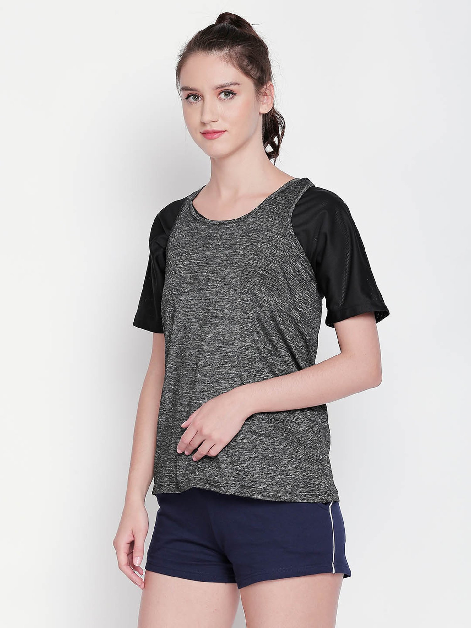 Ajile by Pantaloons Black Textured Top