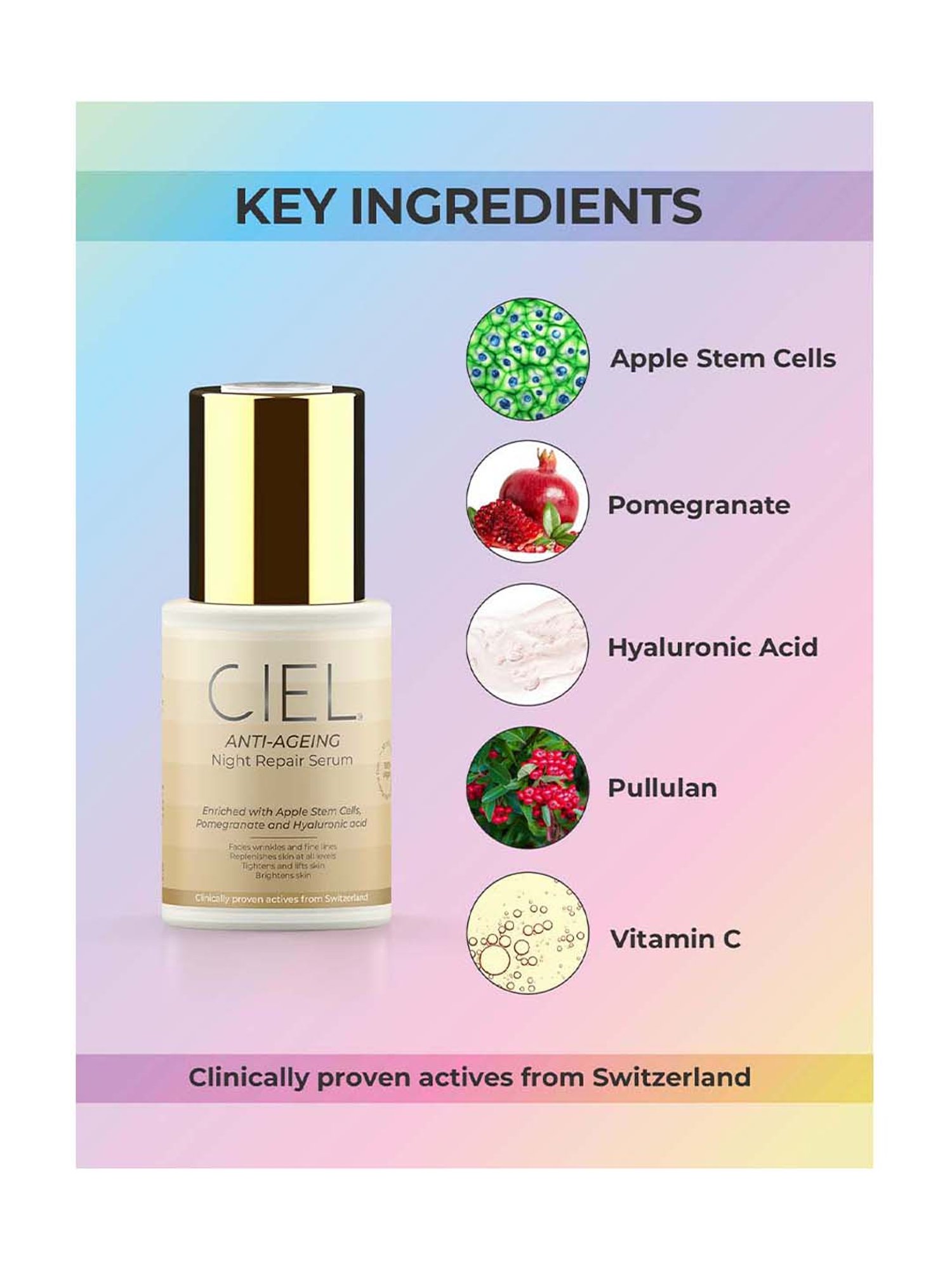 CIEL Anti-Ageing Night Repair Serum - 30 ml