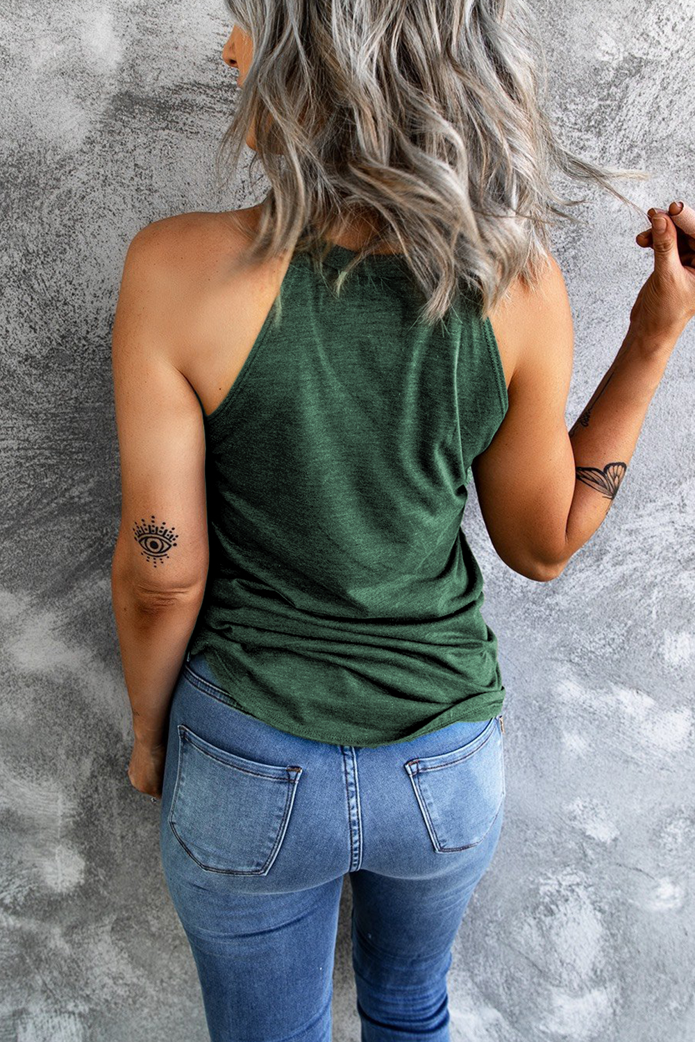 Blank Sweatshirt - Black Plaid Leopard Print Patchwork Long Sleeve Top Customized