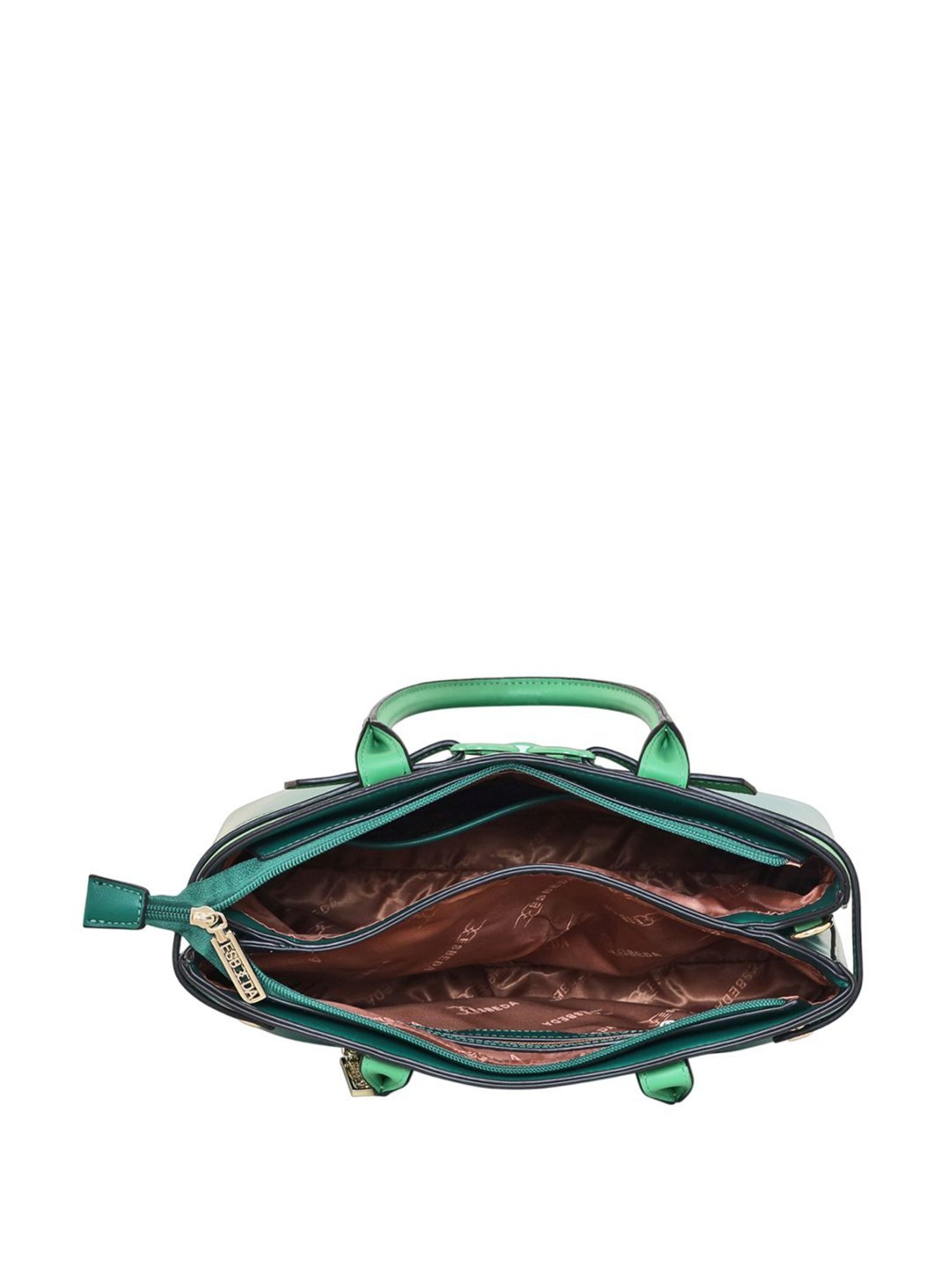 Esbeda Green PU Solid Handbag