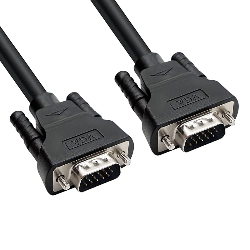 5 Feet VGA to VGA Cable for Computer Monitor Projector 1080p High Resolution 15m