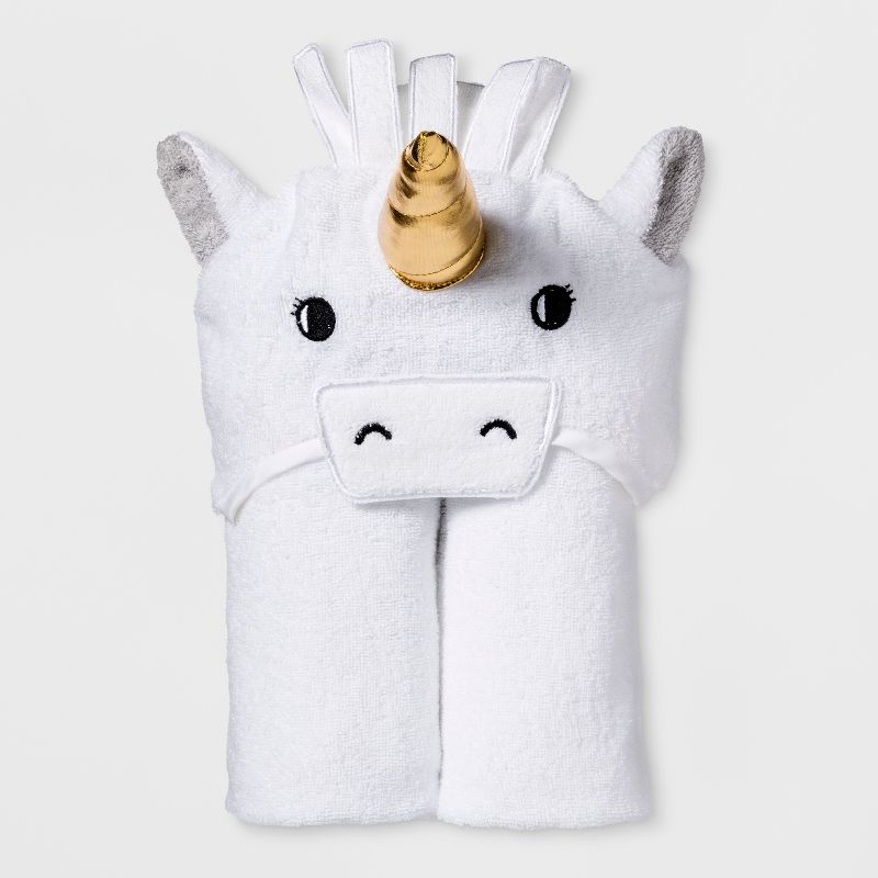 Poodle Hooded Bath Towel Daydream Pink - Pillowfort™