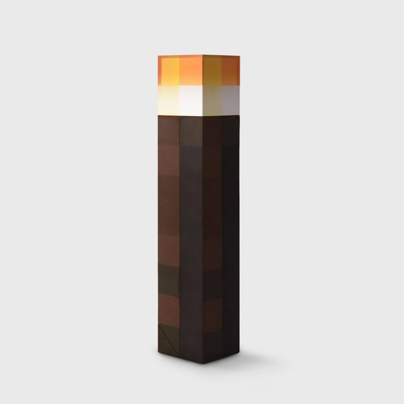 Minecraft Brownstone Torch Wall Light