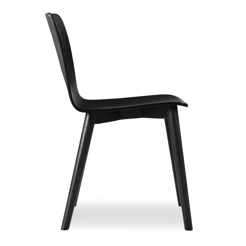 Set of 2 Emilia Dining Chair Black - Poly & Bark