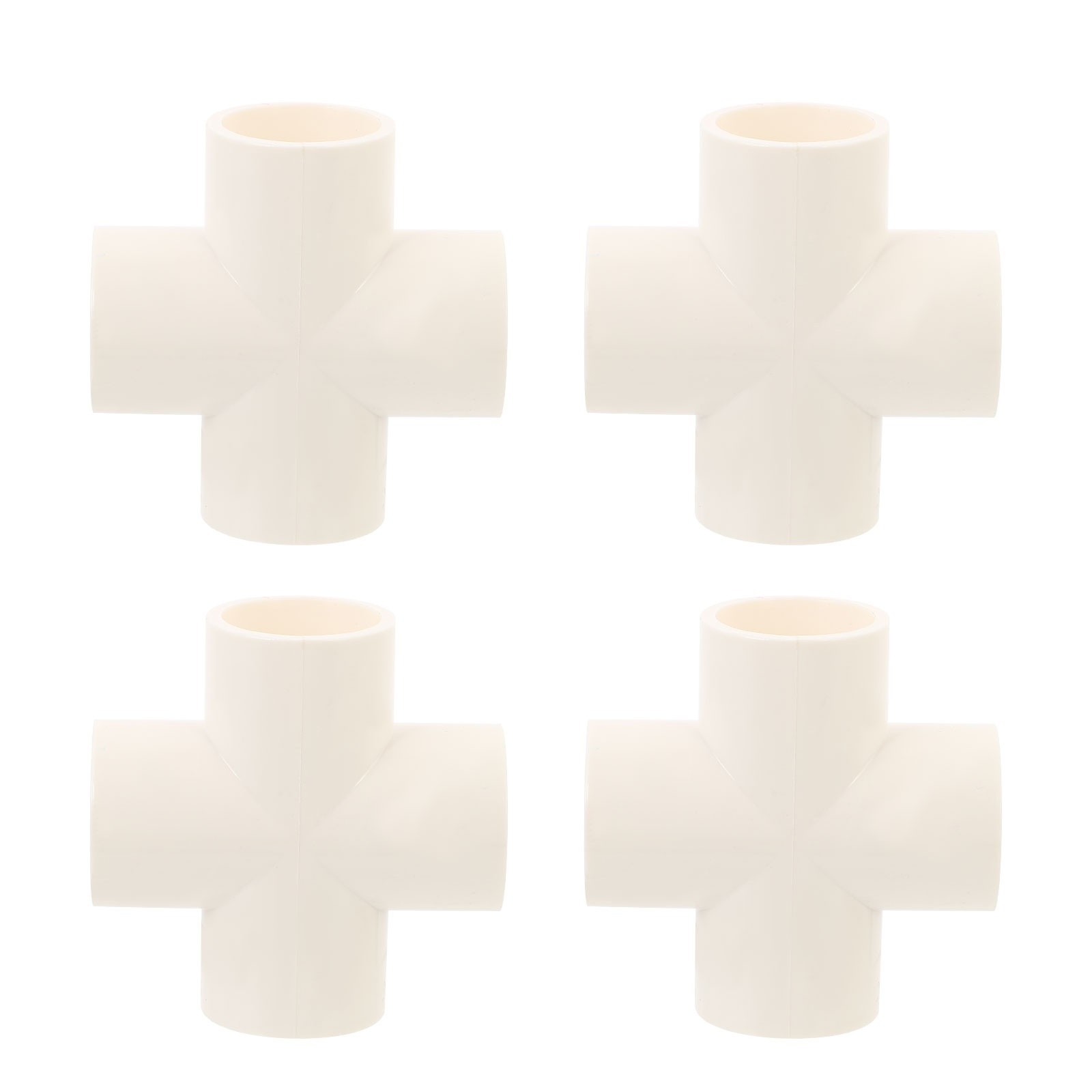 4pcs Pipe Fitting Premium High Quality Prime Durable Sturdy Pipe Fitting Adapter Pipe Connector for Tube Water Pipe