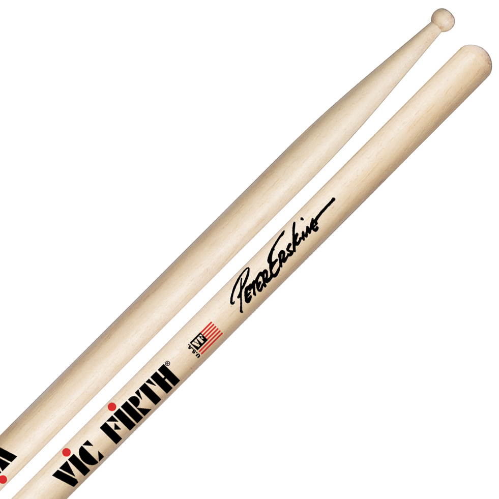Vic Firth SPE Peter Erskine Original Signature Hickory Wood Tip Drumsticks