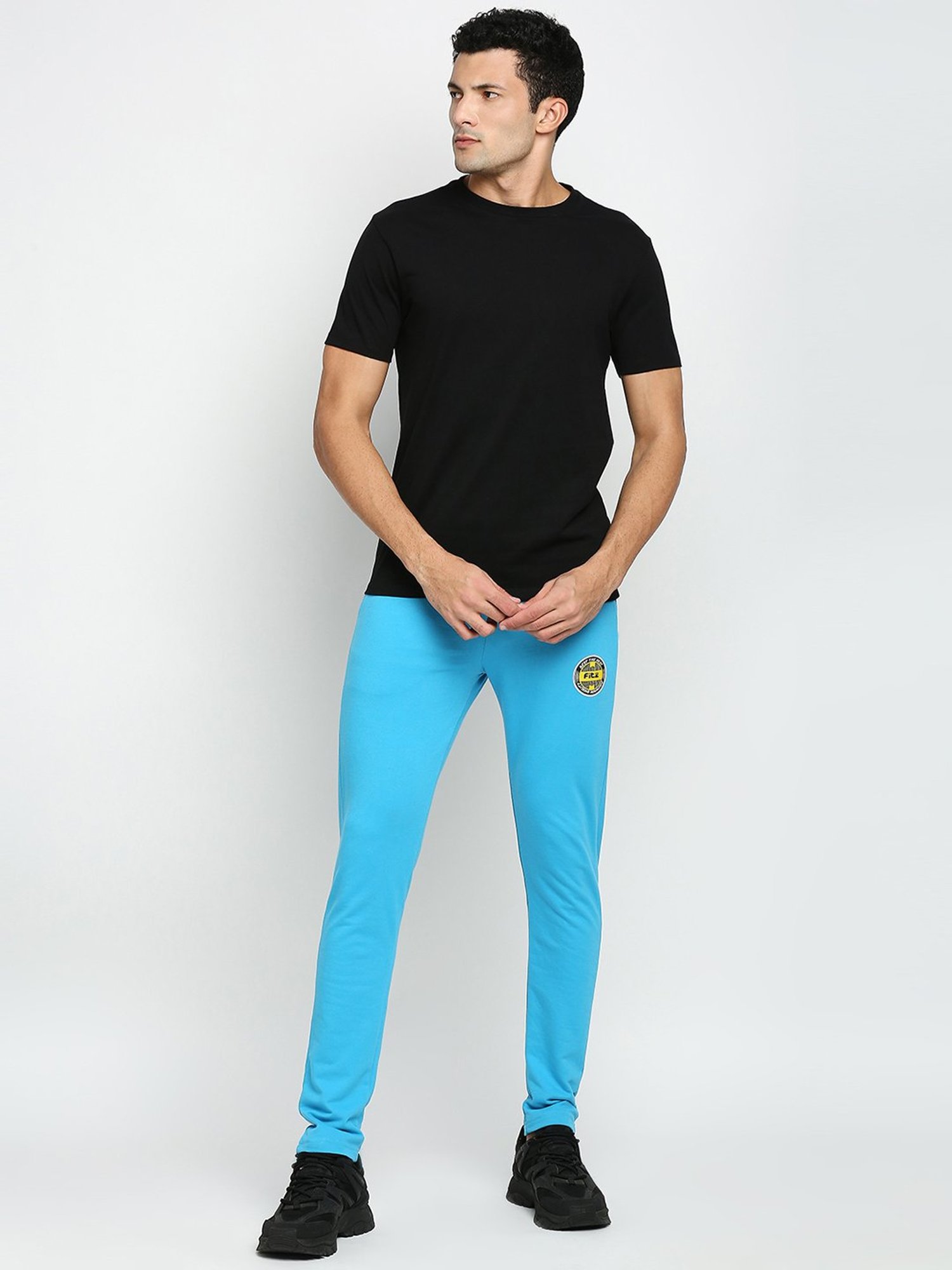 Fitz Blue Slim Fit Trackpants