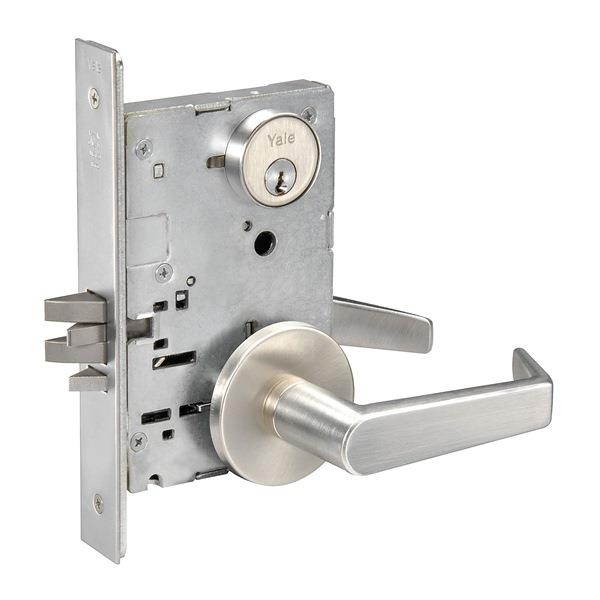 YALE AUR8805FL x 626 Lever Lockset,Mechanical,Storeroom