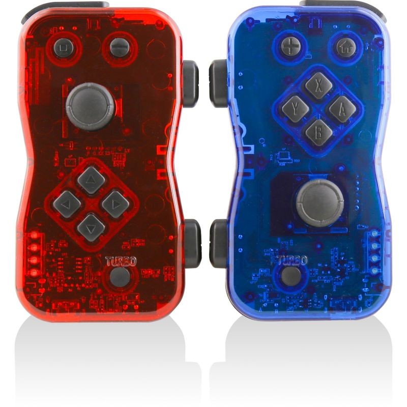 Nyko Dualies ? Pair of Motion Controllers with Included USB Type-C Charging Cable, Joy-Con Alternative for Nintendo Switch Red/Blue