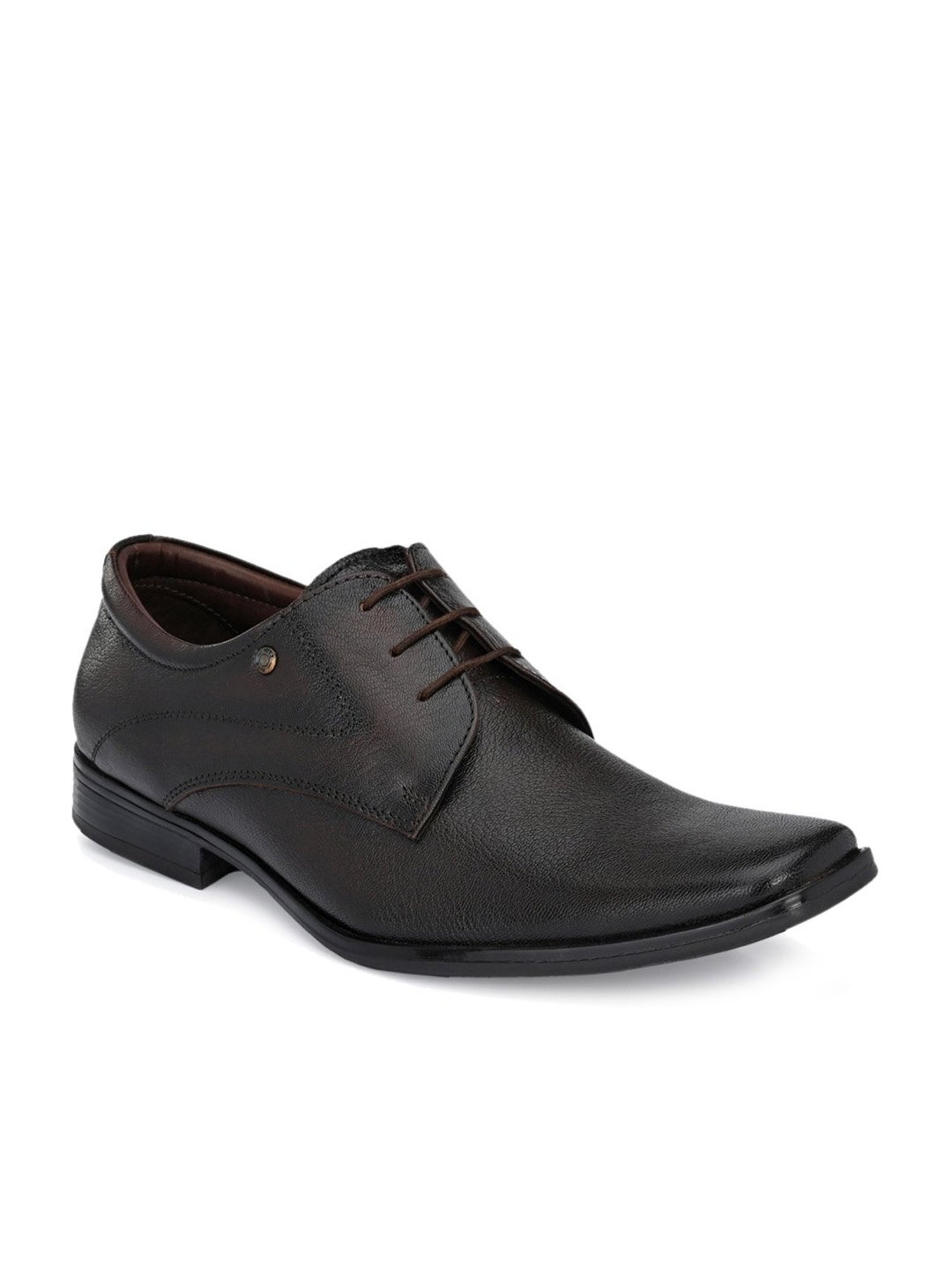 Hitz Men's Brown Derby Shoes