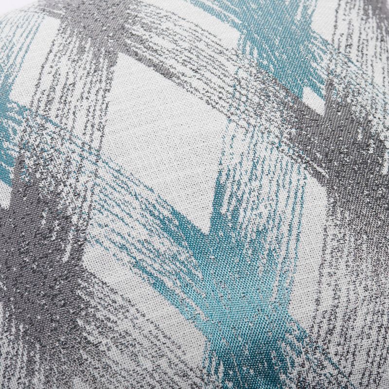 18"x18" Splatter Square Throw Pillow Gray - Sure Fit