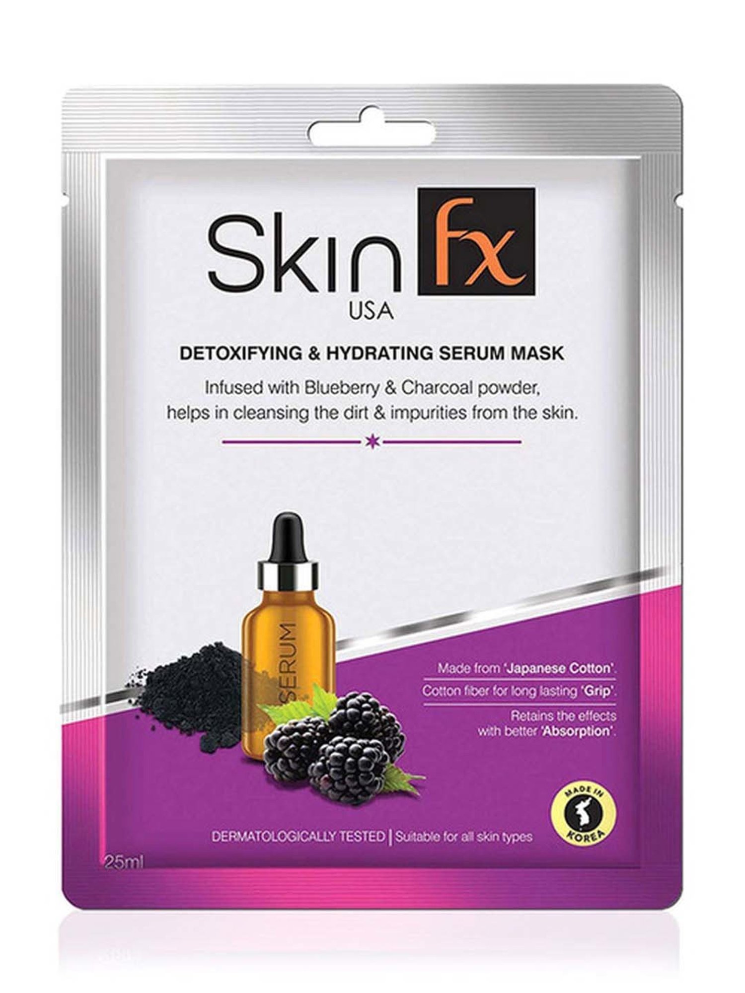 Skin Fx Detoxifying & Hydrating Serum Mask Combo - Pack of 6