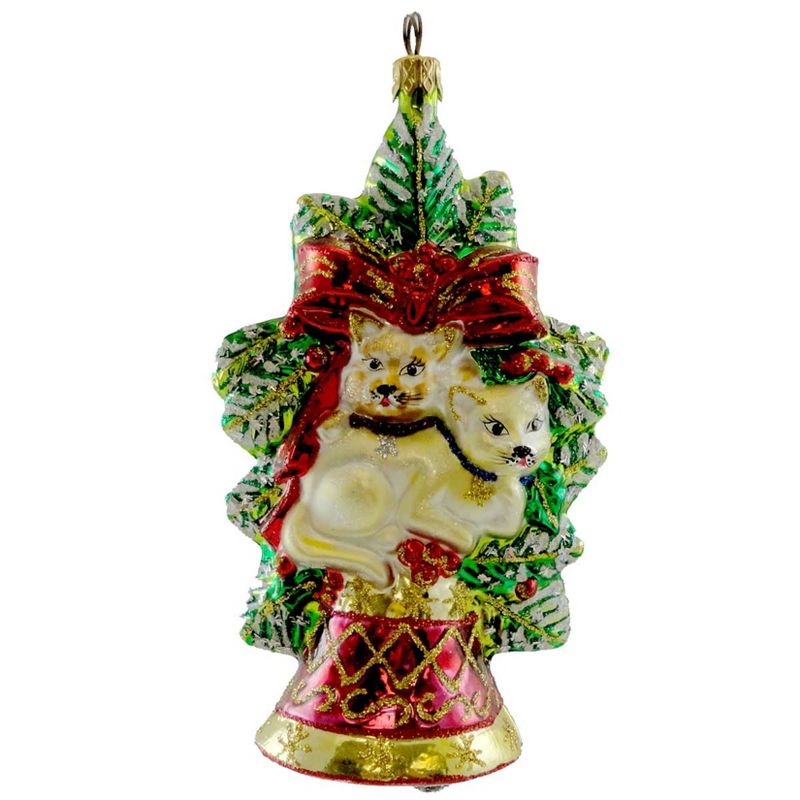 Carlton Cards 3.75" Heirloom Family and Friends Picture Frame Christmas Ornament - Green/Pink