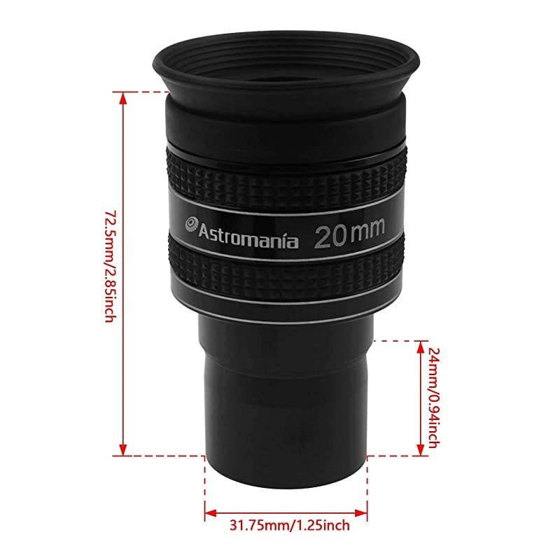 125quot 20mm 58Degree Planetary Eyepiece for Telescope