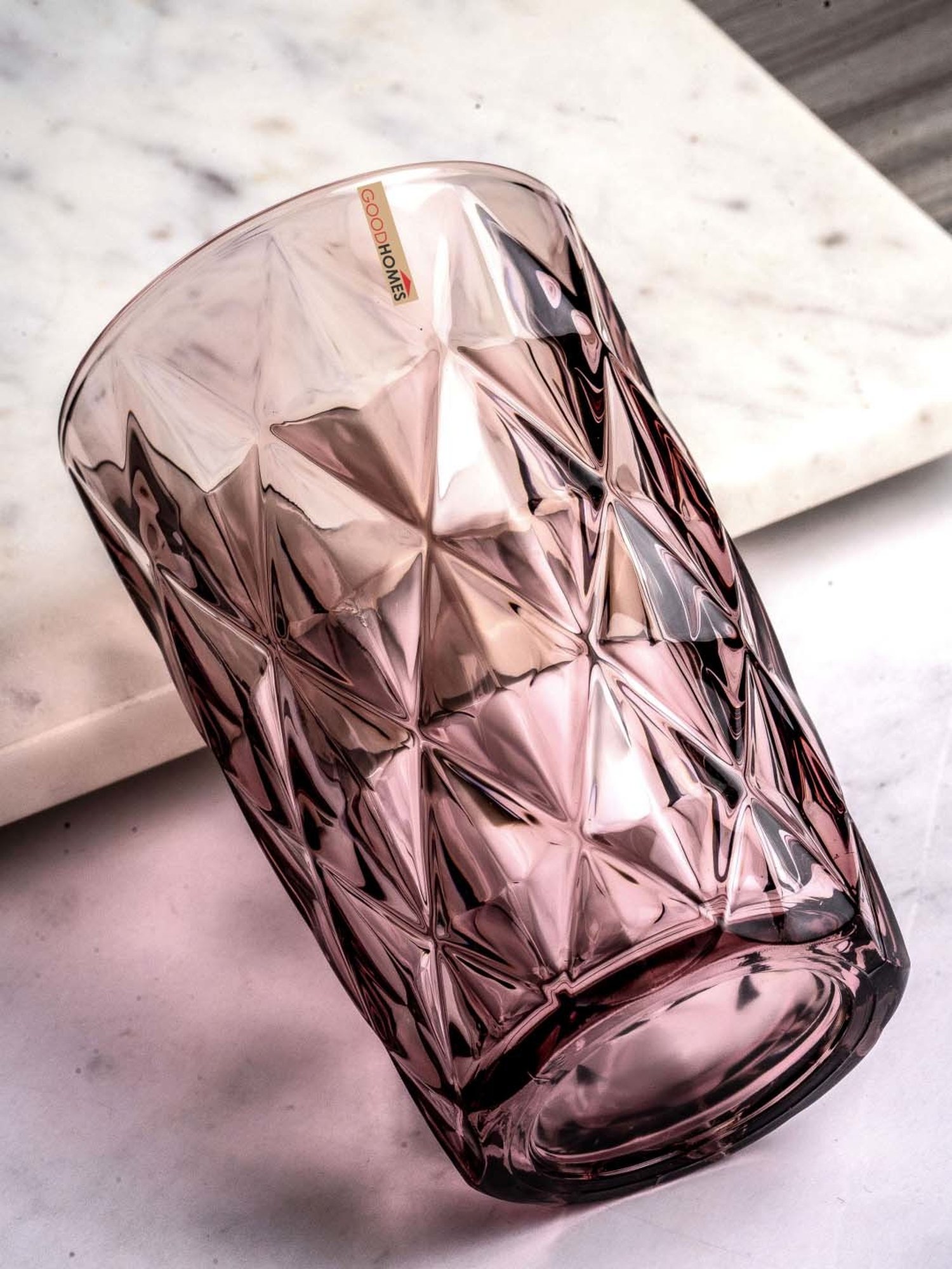 Melbify Roll Sip Transparent Cocktail Glass with straw 250ml - Set of 2