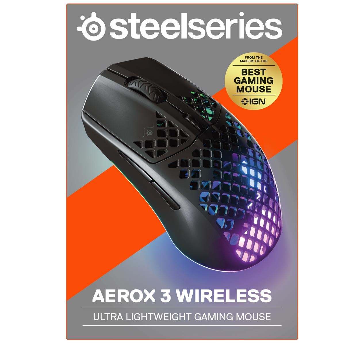 Steel Series Aerox 3 Wireless 18000dpi RGB Gaming Mouse