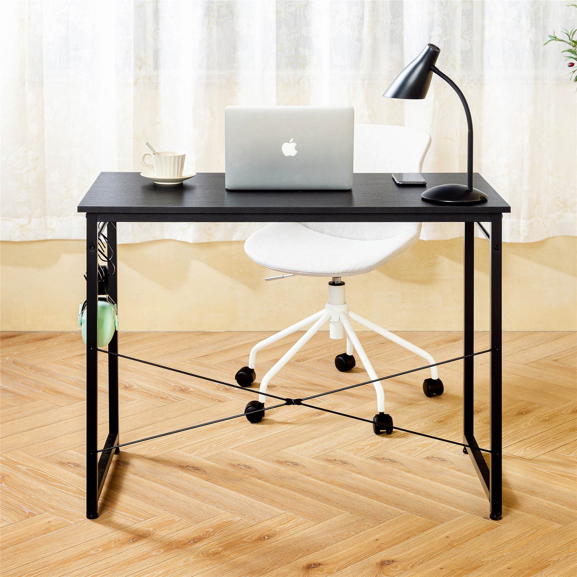 40'' Study Writing Desk Small Computer Desk Home Office Desk Gaming Desk Modern Simple Desk