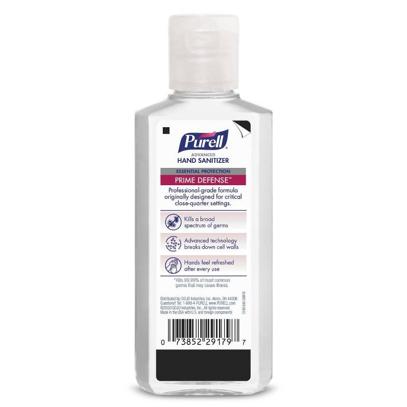 Purell Prime Defense Hand Sanitizer - 4 fl oz