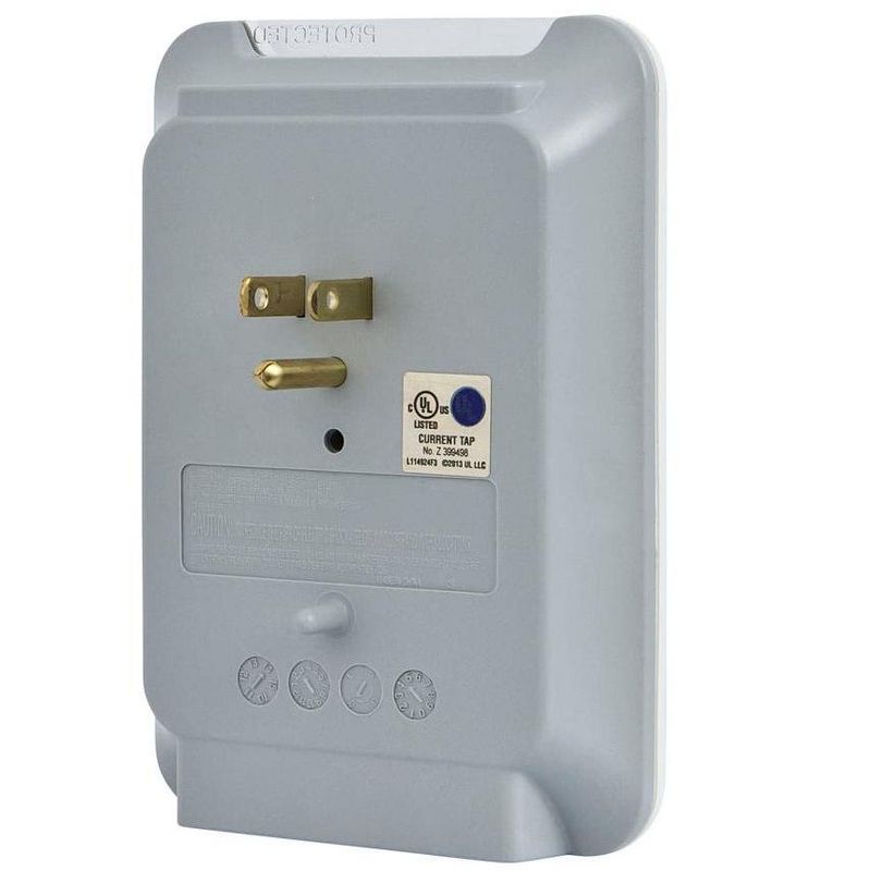 Monoprice 2 Outlet Surge Protector Wall Tap with 2 USB Charging Ports 3.4A, 450 Joules, White