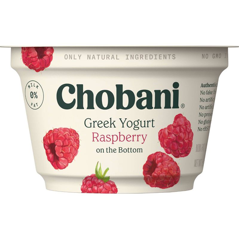 Chobani Raspberry on the Bottom Nonfat Greek Yogurt - 5.3oz