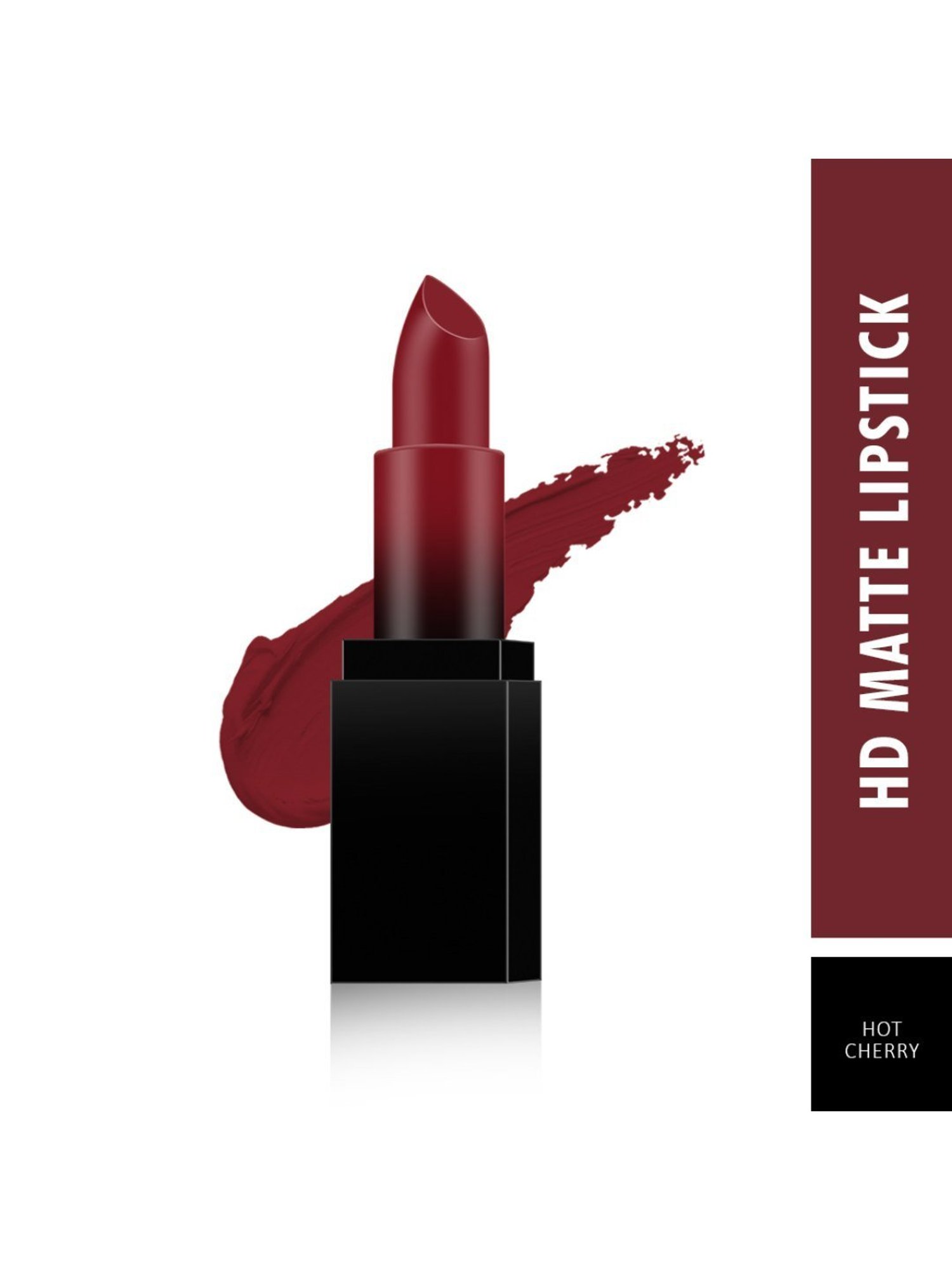 SWISS BEAUTY HD Matte Lipstick Hot Cherry - 3.5 gm
