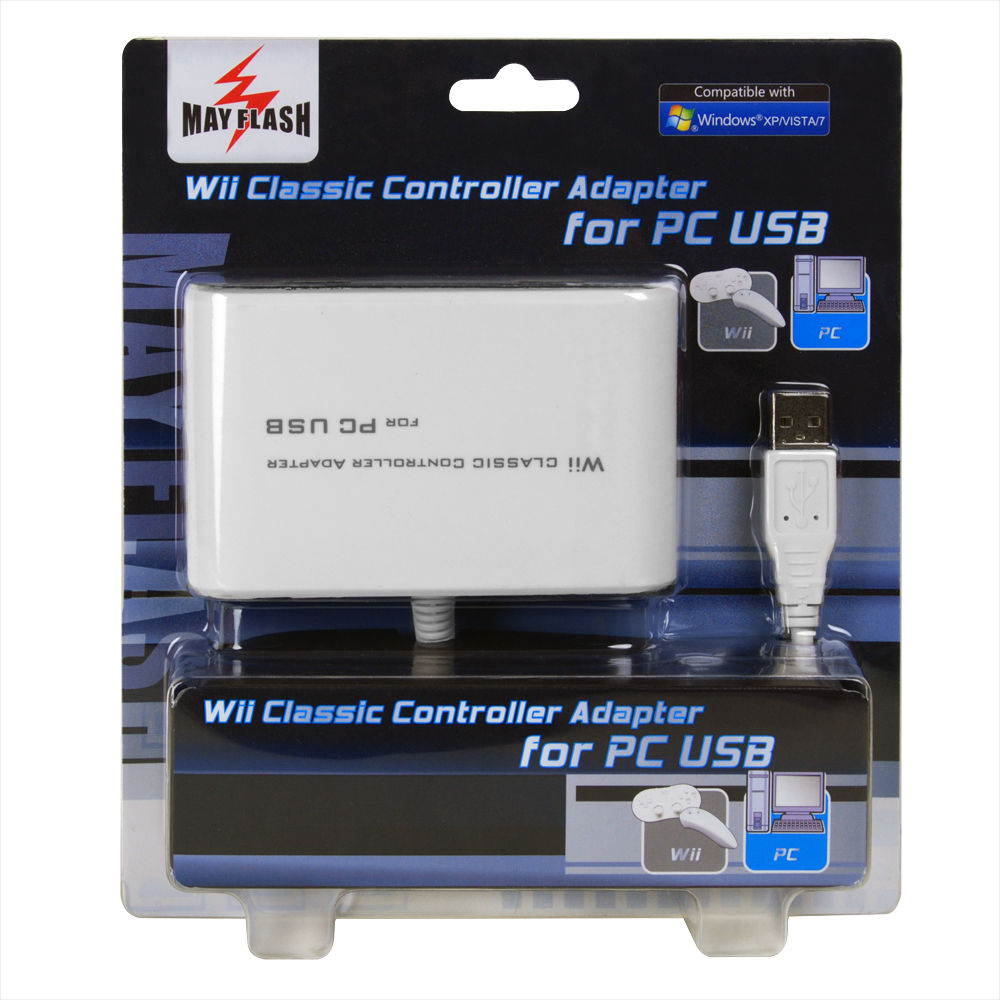 Wii Classic Controller Adapter for PC USB Mayflash