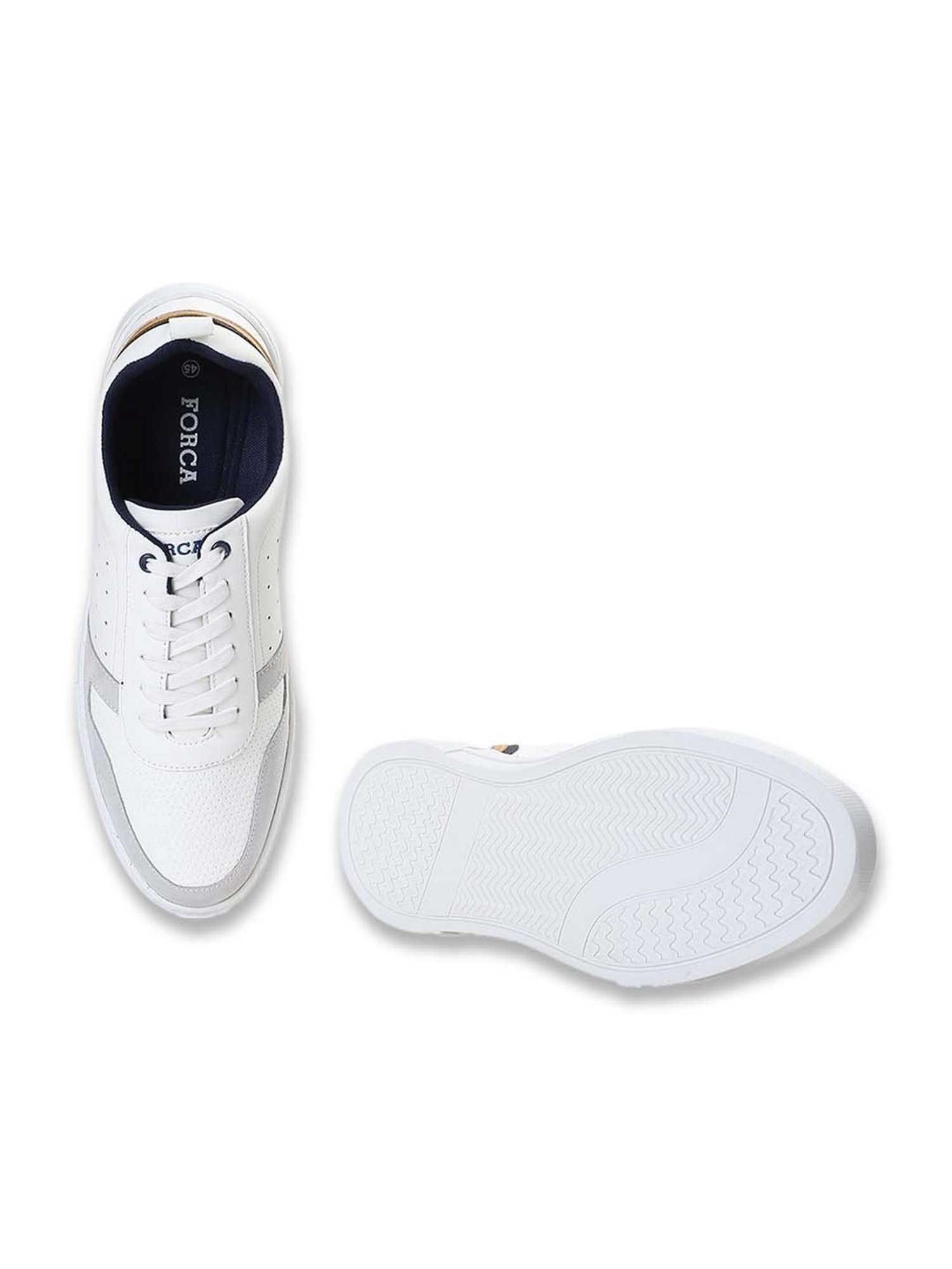 Forca by Lifestyle Men's White Casual Sneakers
