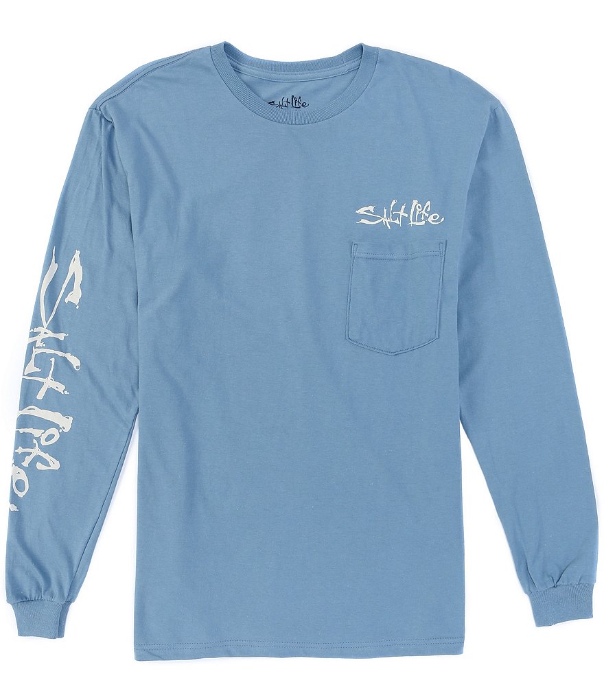 Salt Life Fisherman's Glory Long-Sleeve Pocket Tee