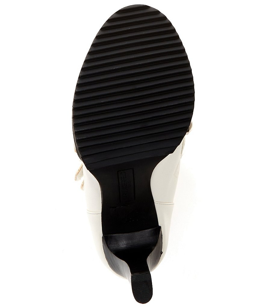 KARL LAGERFELD PARIS Brayden Leather Pearl Embellished Booties