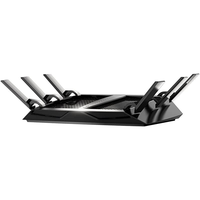 Nighthawk X6S Smart WiFi Router R8000P AC4000 TriBand Wireless Speed up to 4000 Mbps | Up to 3500 sq ft Coverage 55 Devices | 4 x 1G Ethernet and 2 USB Ports