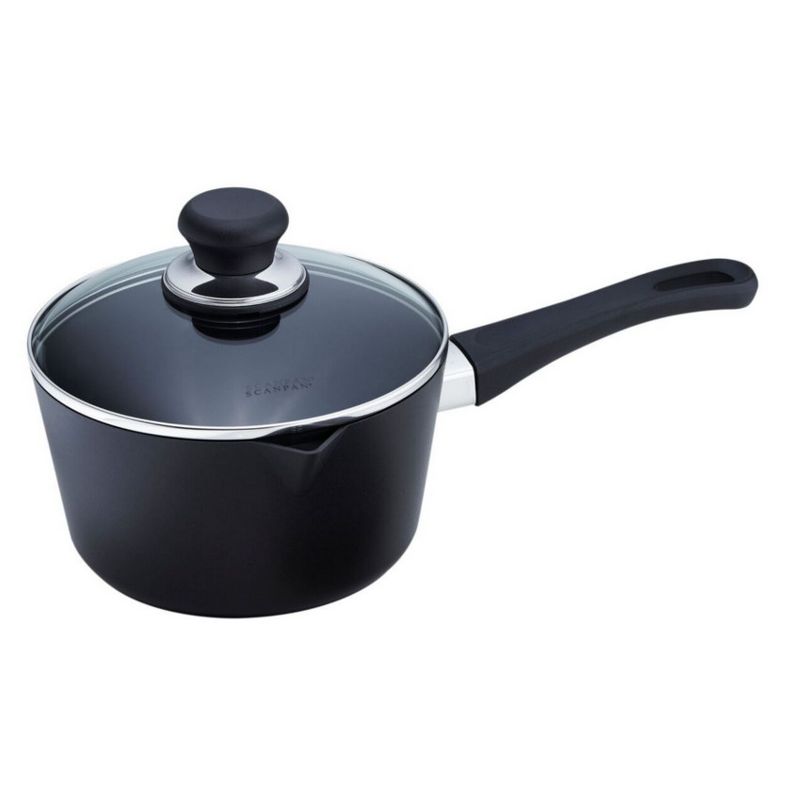 Chantal Induction 21 Ceramic Coated Steel 1 Quart Saucepan with Glass Lid