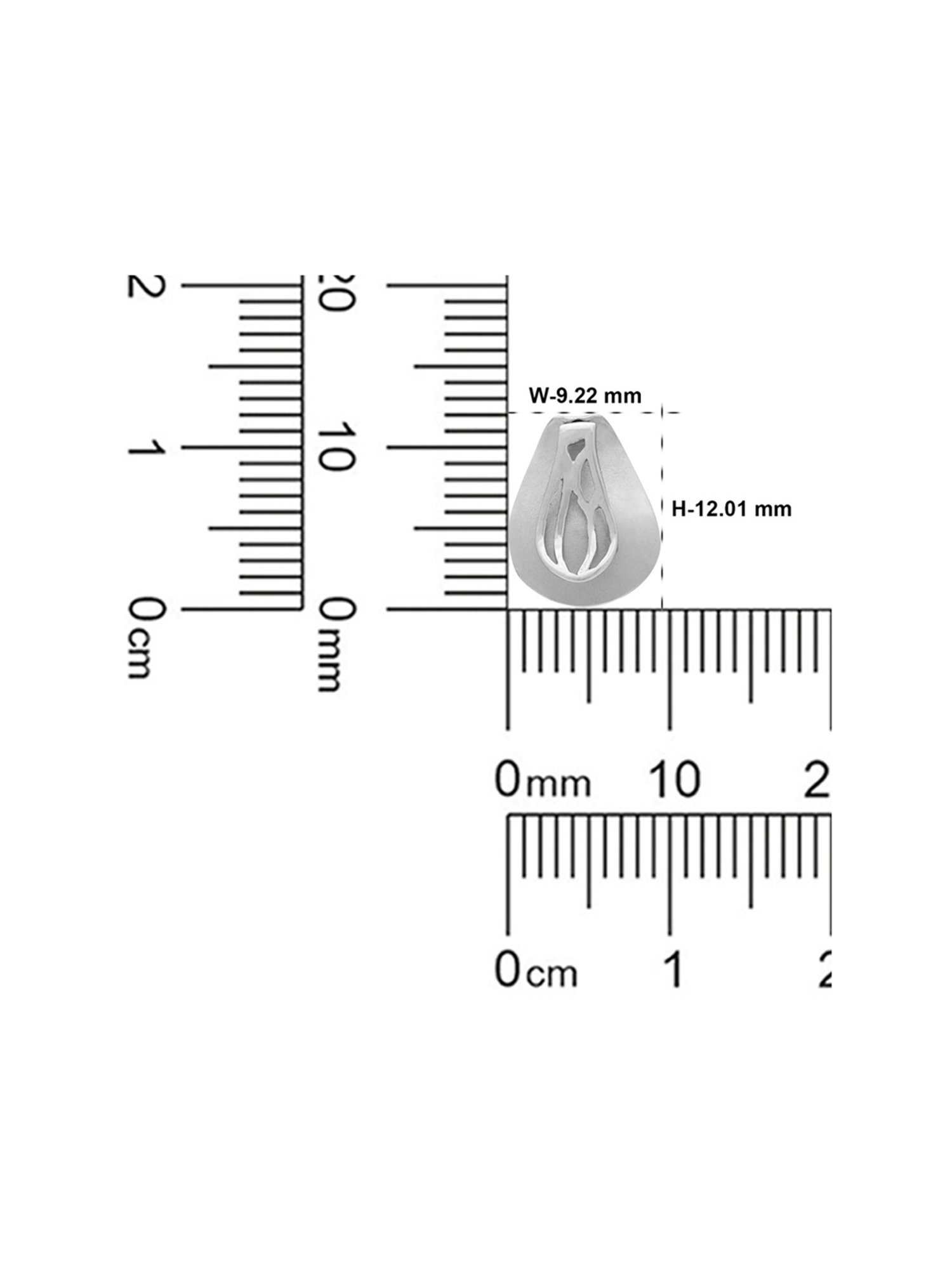 C.Krishniah Chetty Classic 950 Platinum Stud Earrings