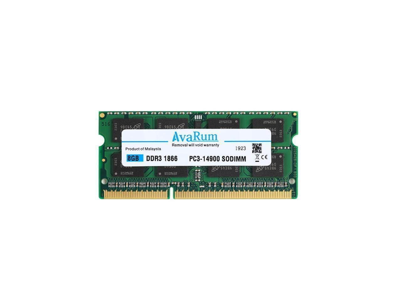 16GB (2x8GB) DDR3-1866 PC3L-14900S SODIMM Laptop Memory RAM