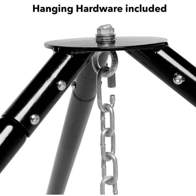 HearthSong Family HugglePod HangOut Stand for Hanging Chairs and Play Tents, Includes Hanging Hardware