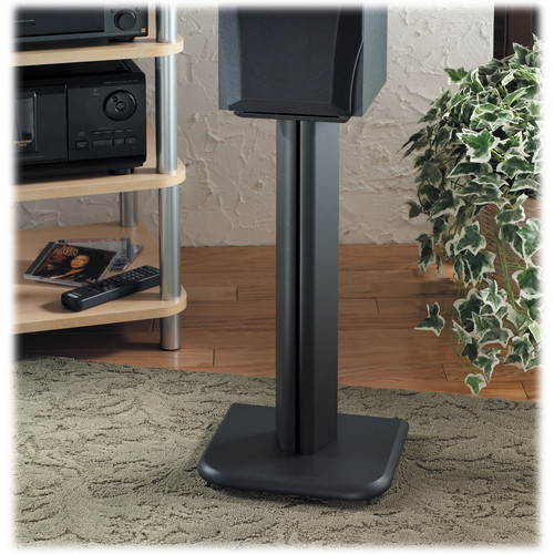 SANUS BF24-B1 24" with 6.5" x 6.5" Top Plate Tall Speaker Stands