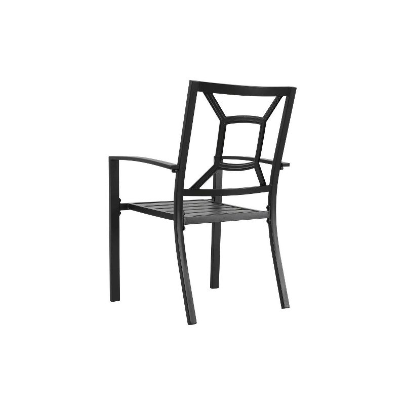 2pc Iron Dining Chairs - Nuu Garden