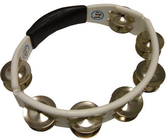 Latin Percussion LP152 Cyclops Tambourine (White)