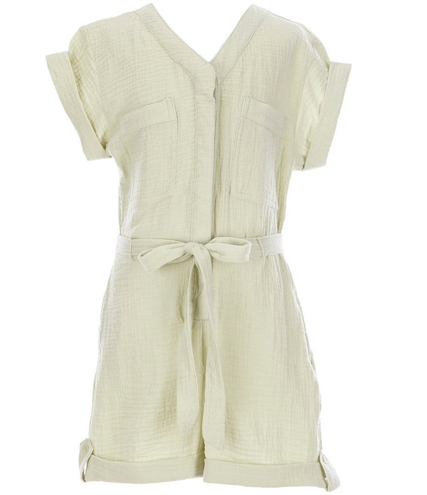Habitual Big Girls 7-16 Ruffle-Trim Romper
