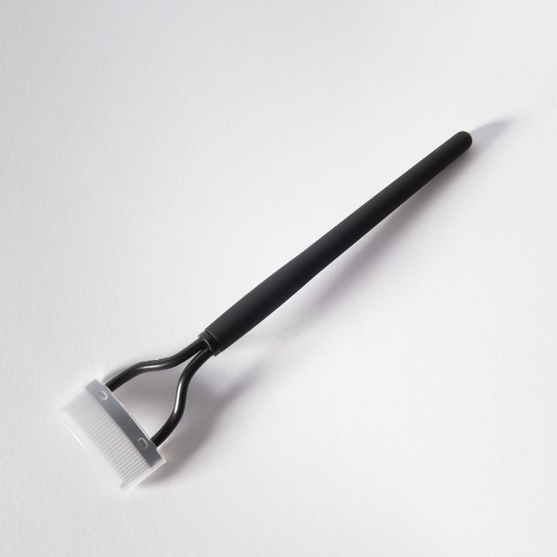 Trim Contour Eyelash Comb with Metal Bristles