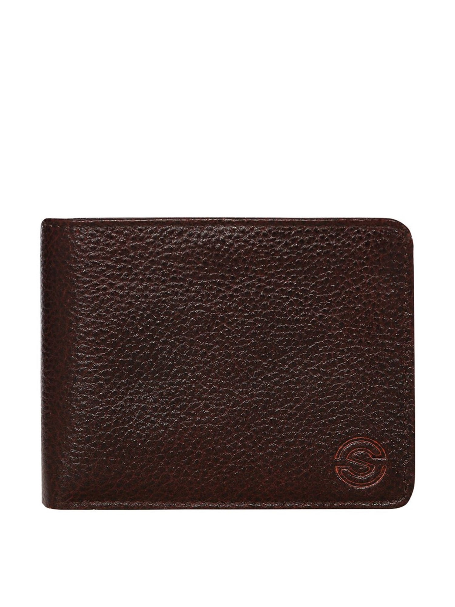 SCHARF Dark Brown Leather Reversible Belt With Wallet for Men