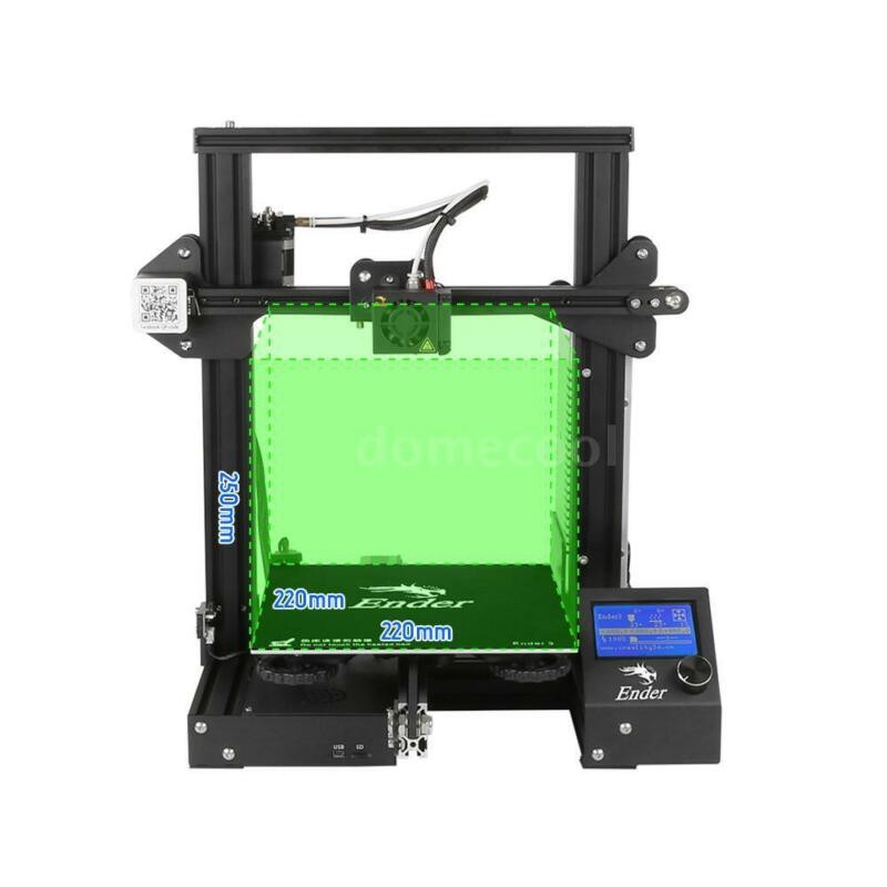 Creality Ender-3 3D Printer MK8 High-precision 220x220x250mm Resume+PLA Filament