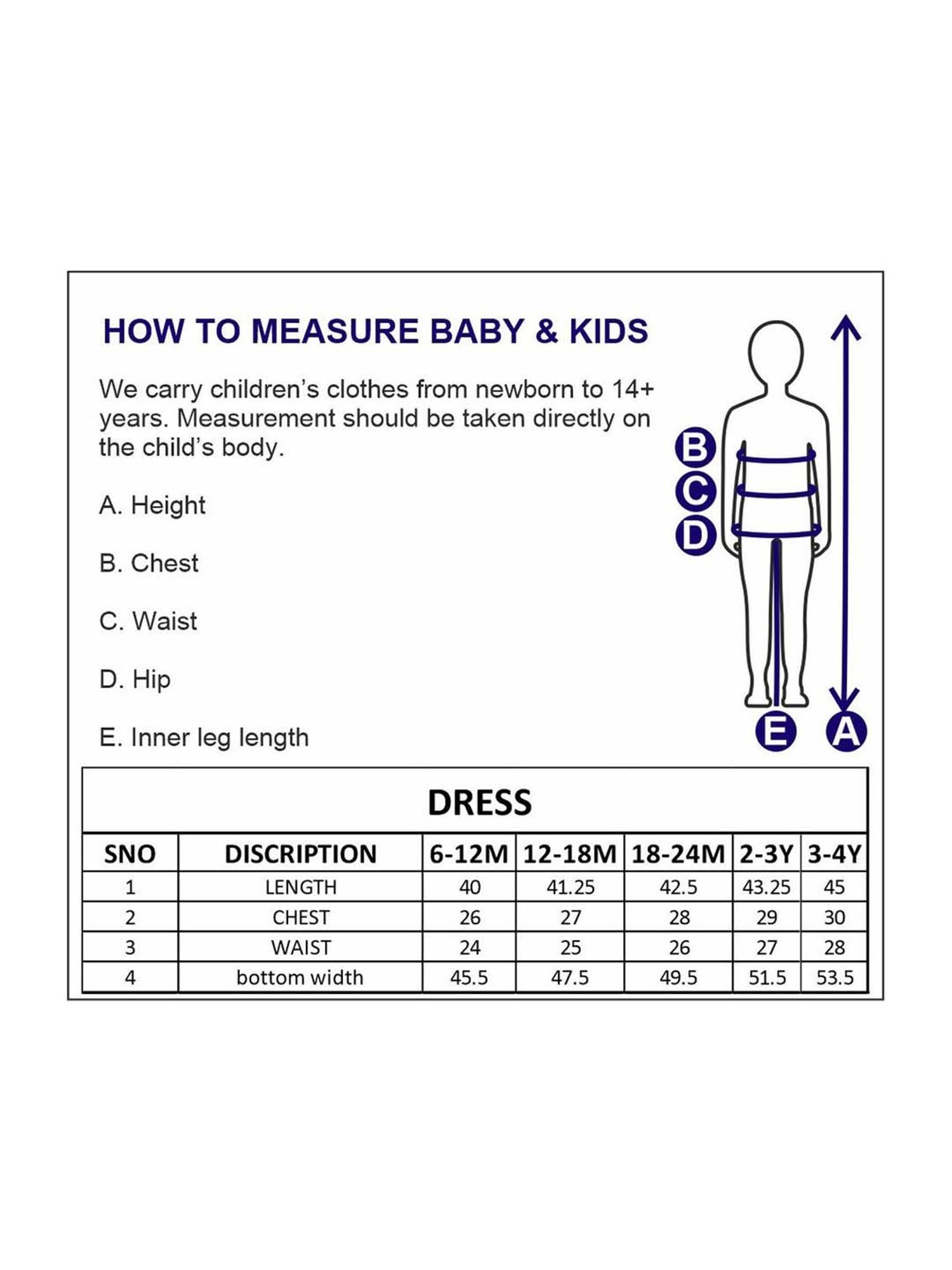 Nino Bambino Kids White & Blue Cotton Striped Dress