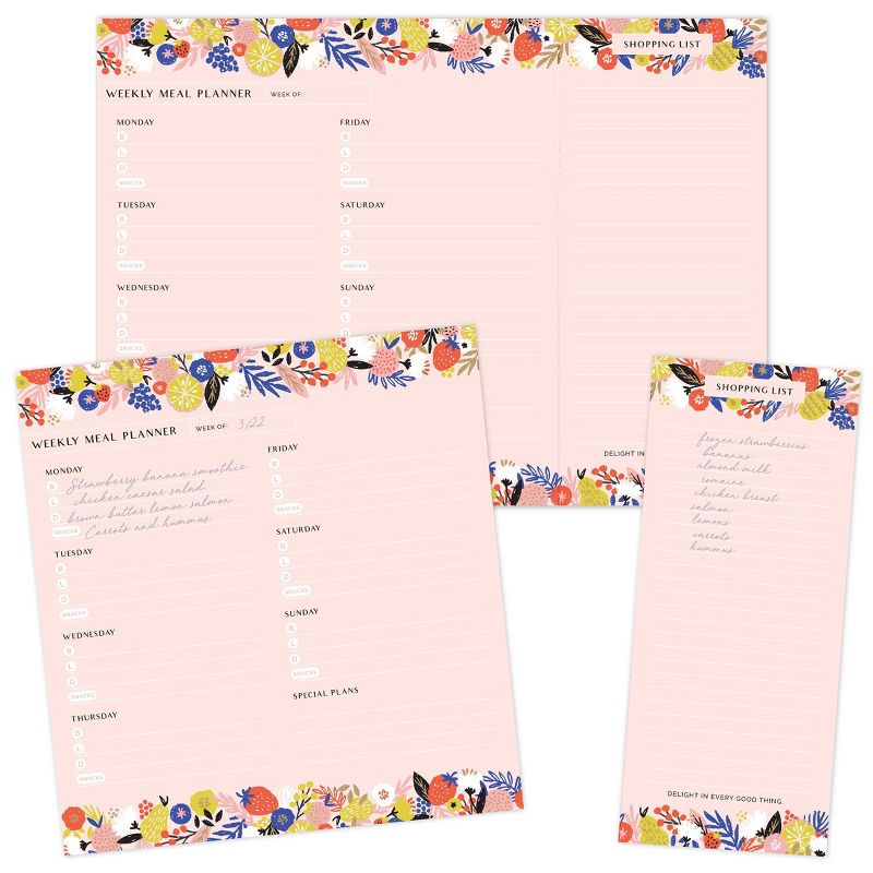 Undated Teacher Planner 8.5" x 11" Large Weekly Lesson Plan Book Botanical Floral - TF Publishing