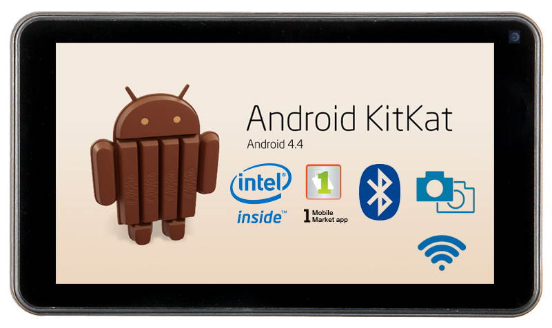 vital mini 7i intel inside 7 inch Atom 1.2GHz 1G DDR3 8GB eMMC Dual Cameras  bluetooth 4 Android 4.4 Tablet PC