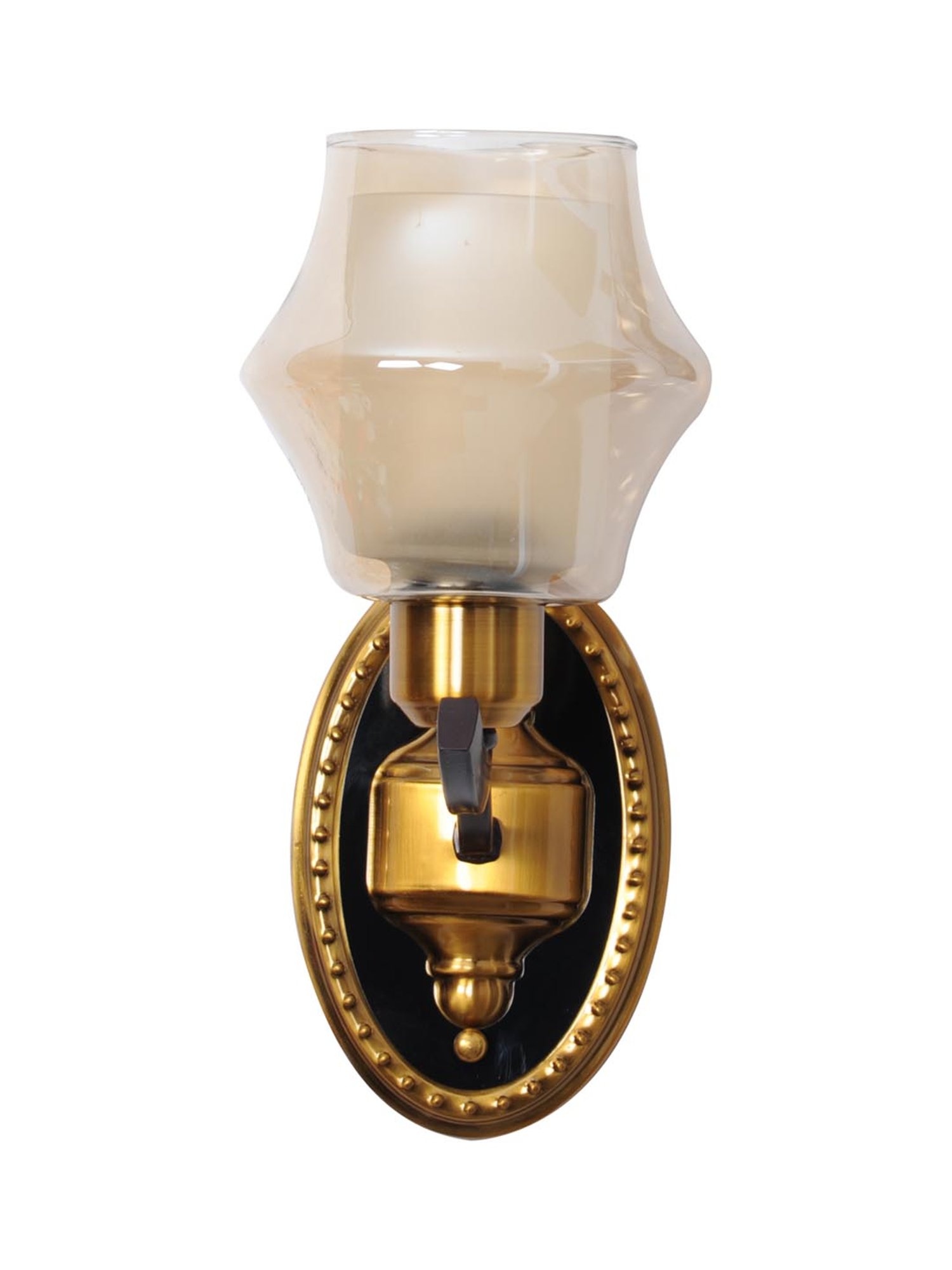 Kapoor E Illuminations Mysville Golden Metal Wall Light - Set of 1