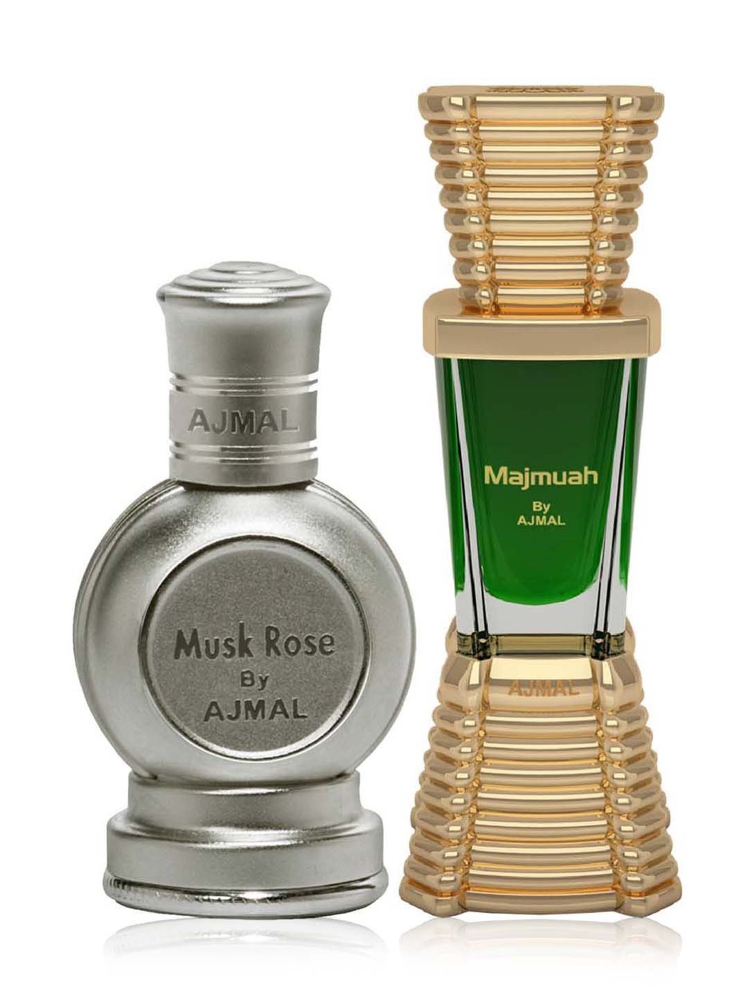Ajmal Musk Rose Floral Musky & Majmua Concentrated Combo for Unisex