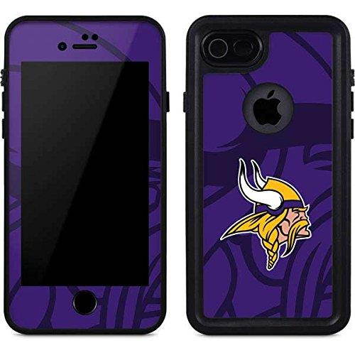 Skinit NFL Minnesota Vikings iPhone 8 Waterproof Case - Minnesota Vikings Double Vision Design - Sweat-Proof, Snow-Proof, Dirt-Proof, Dust-Proof Phone Cover