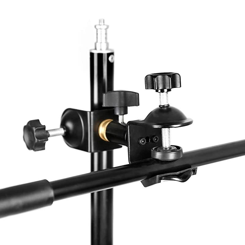 Flash Hot Shoe Heavy Duty Clip Clamp Flash Reflector Holder Mount with 360&deg; Swivel Ball Head Standard 1/4" Screw for Light Stand Bracket DSLR Camera Flash Speedlite Tripod-2Pack