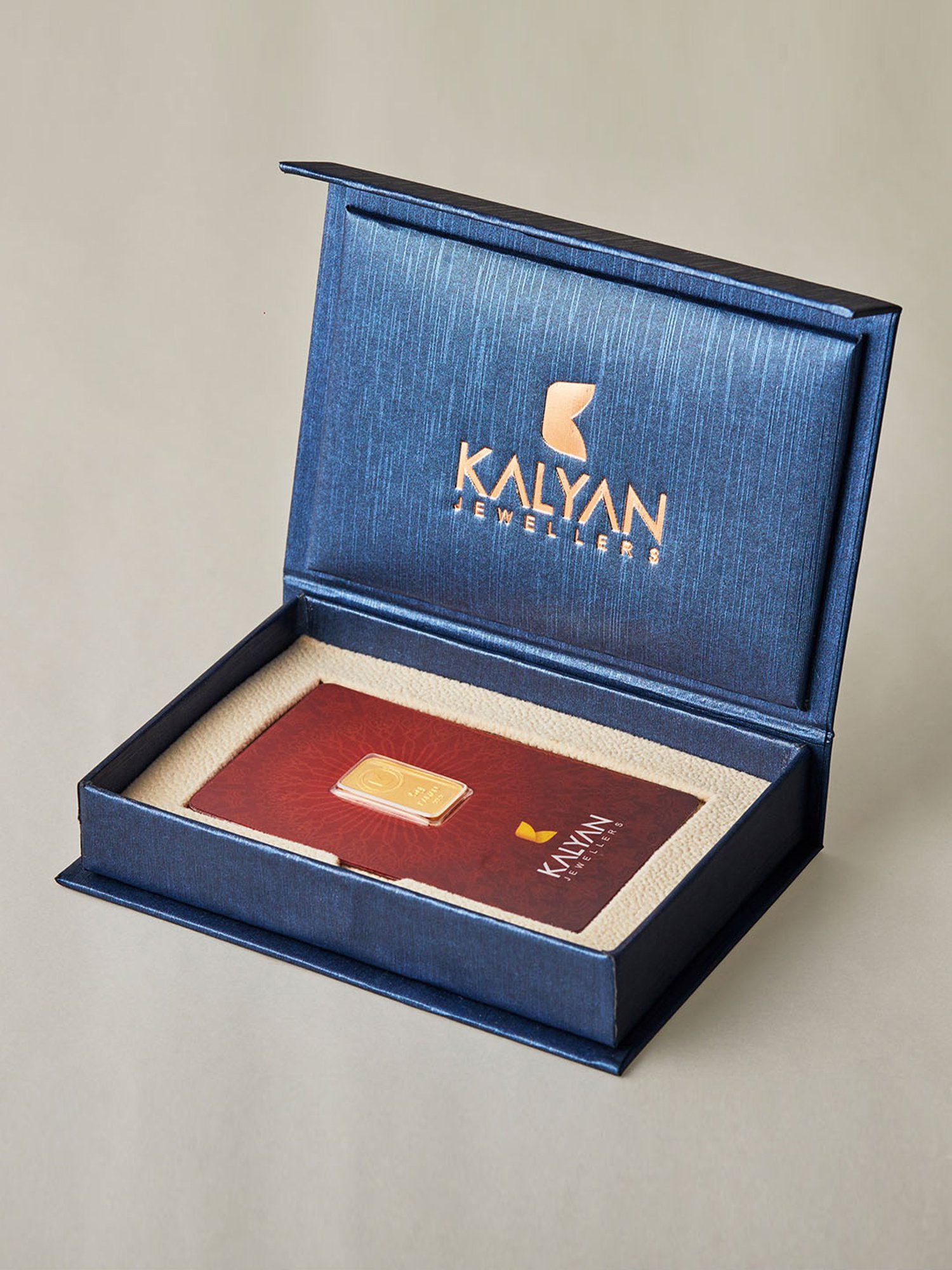 Kalyan Jewellers Lotus 24k (999) 100% Pure 5gm Gold Bar