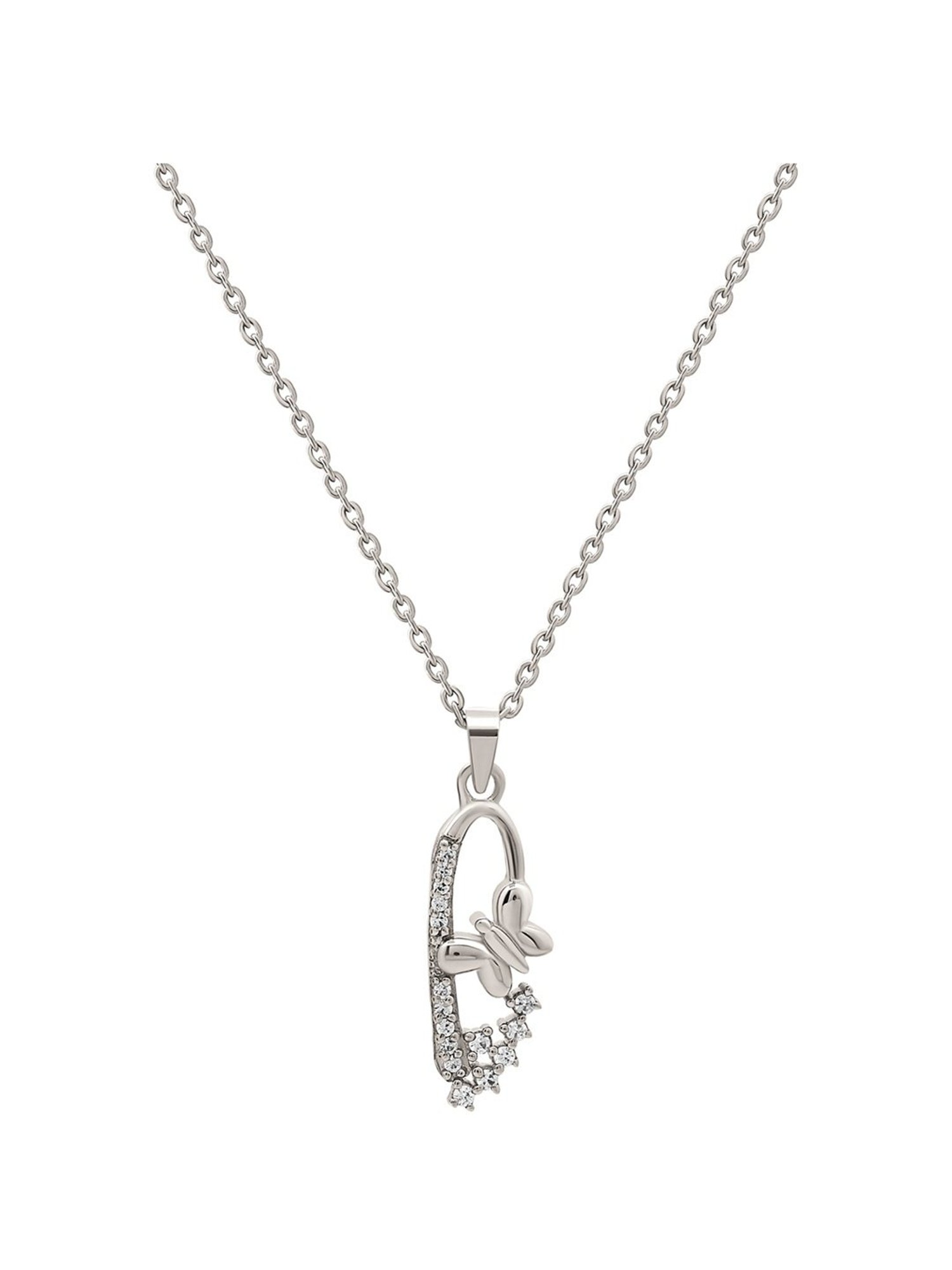 Silberry 92.5 Sterling Silver Serene Pendant with Chain